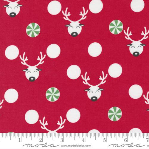 Reindeer Games by Me and My Sister Designs - Reindeer Dots - Poinsettia Red 22440 13