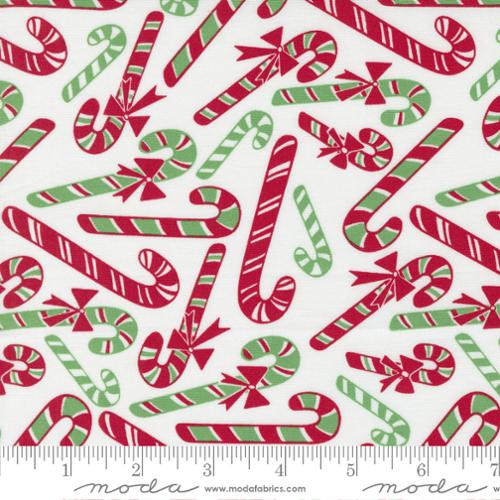 Reindeer Games by Me and My Sister Designs - Candy Cane Dance - Winter White 22441 11