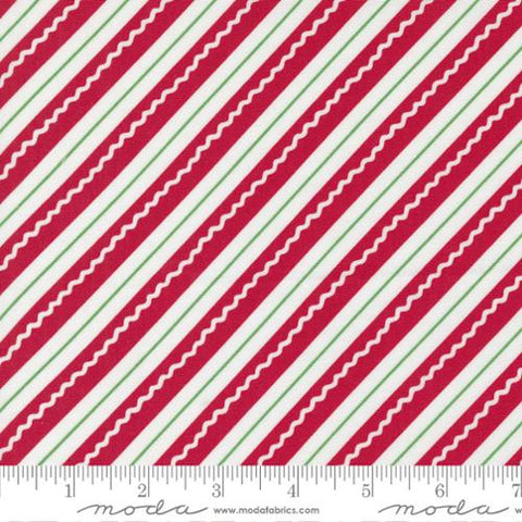 Pre-Order Reindeer Games by Me and My Sister Designs - Candy Cane Stripe - Poinsettia Red 22445 13