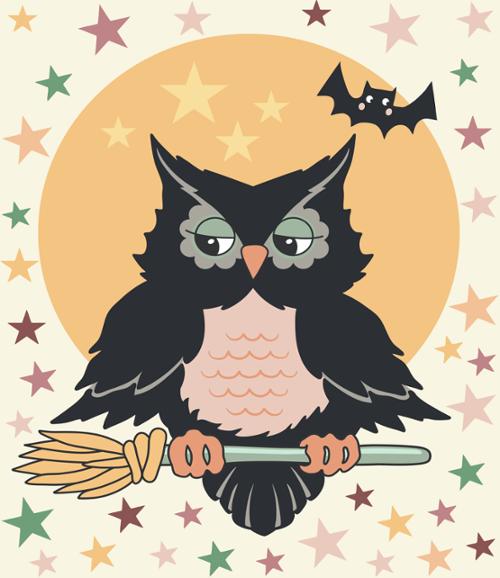 Owl O Ween par Urban Chiks - Panneau 31197 11