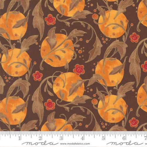 Forest Frolic by Robin Pickens for Moda - Swirly Leaves - Chocolate 48741 15