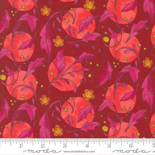 Forest Frolic by Robin Pickens for Moda - Swirly Leaves - Cinnamon 48741 17