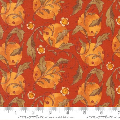Forest Frolic by Robin Pickens for Moda - Swirly Leaves - Copper 48741 18