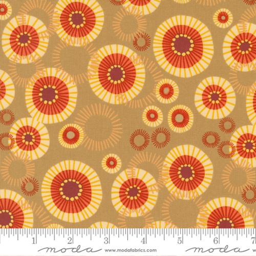 Forest Frolic by Robin Pickens for Moda - Mod Indian Blanket - Caramel 48743 14