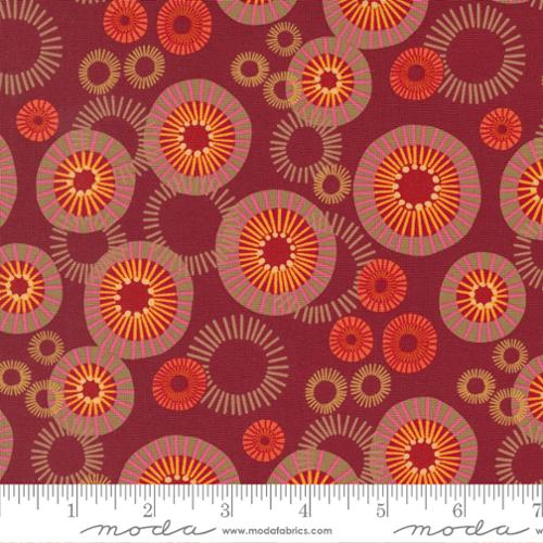 Forest Frolic by Robin Pickens for Moda - Mod Indian Blanket - Cinnamon 48743 16