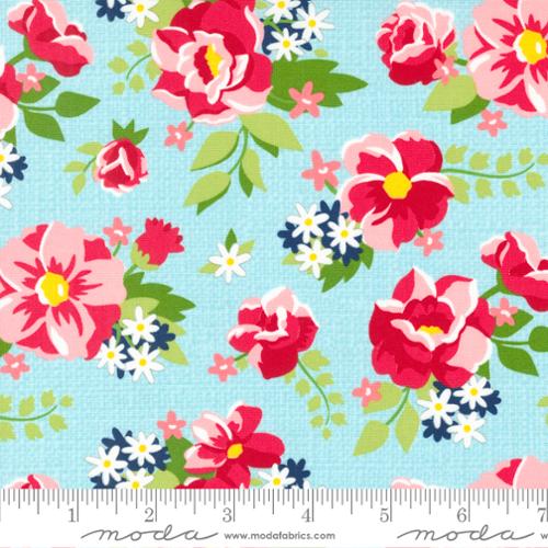 Berry Basket by April Rosenthal for Moda - Big Blooms - Blue Raspberry 24150 15