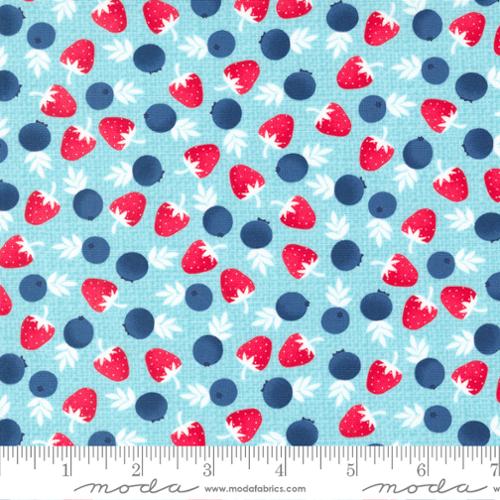 Berry Basket by April Rosenthal for Moda - Berries - Blue Raspberry 24151 15