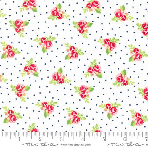 Berry Basket by April Rosenthal for Moda - Tiny Flowers - Sugar 24152 11