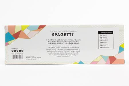Wonderfil : Spagetti 8 Spool Thread Set : Violet Craft 12 wt