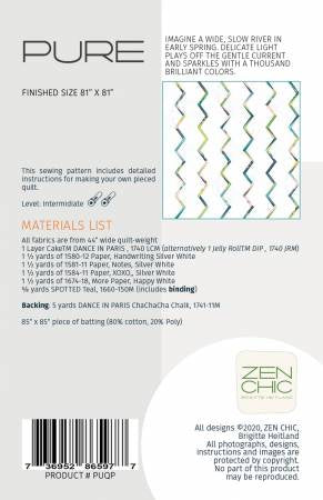 Pure Quilt Pattern by Zen Chic