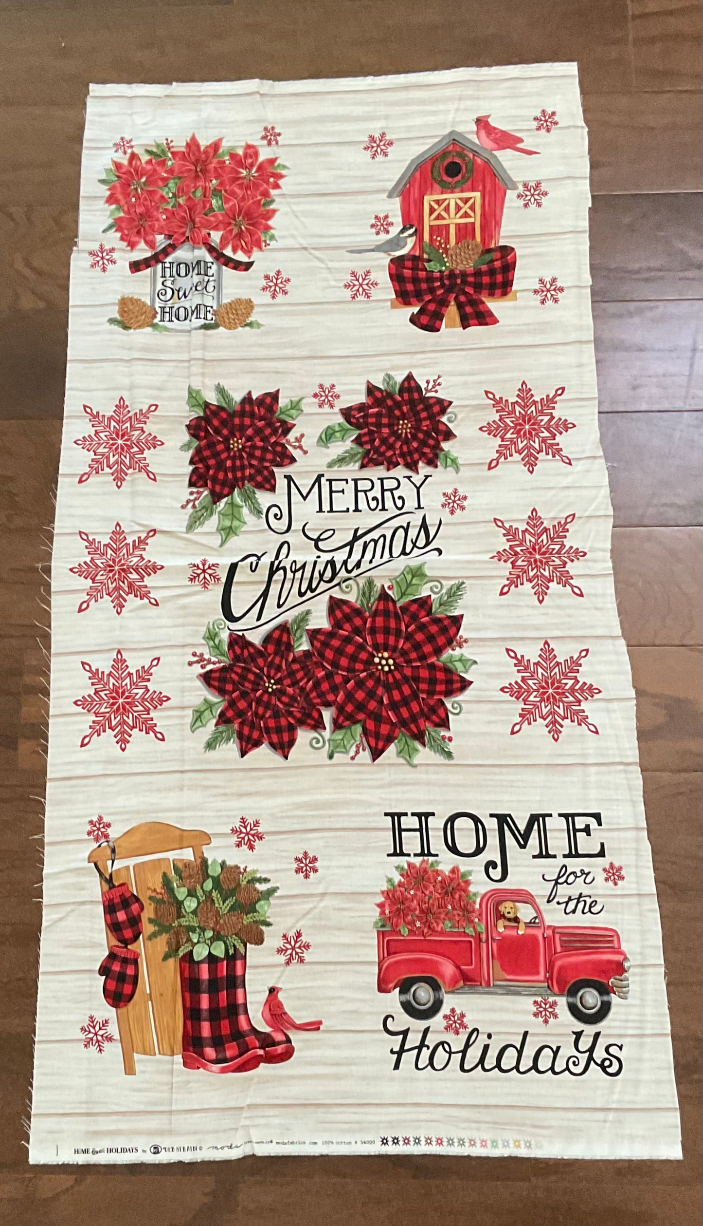 Home Sweet Holidays by Deb Strain for Moda : Panel White