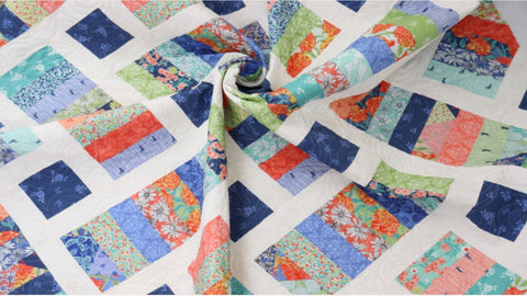 Iris Quilt featuring Garden Society by Crystal Manning : Quilt Kit