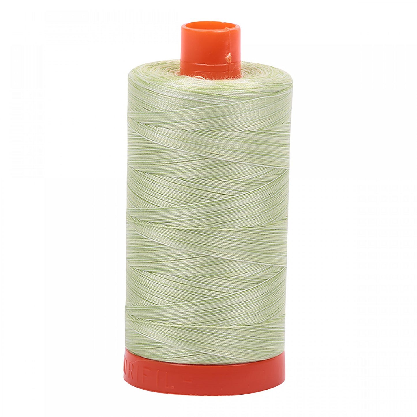 Mako Cotton Embroidery Thread 50wt Cotton 1422yds Variegated Light Spring Green : Aurifil