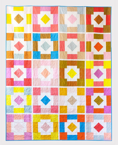 Backyard Party Quilt featuring Art Gallery Pure Solids : Quilt Kit