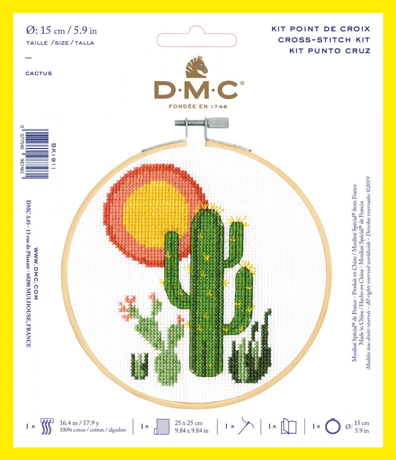 Stitch Kit XS Cactus : DMC