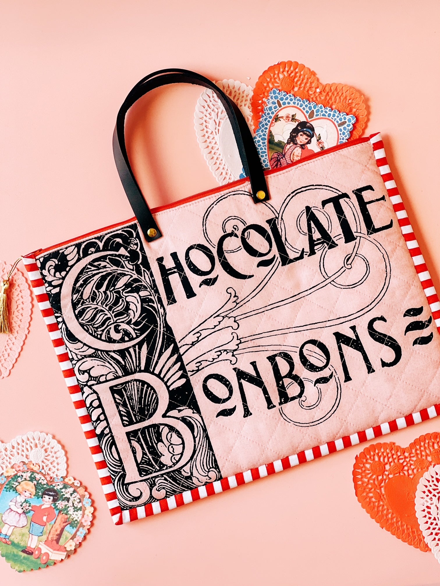 Be Mine Valentine Placemat Panel : J. Wecker Frisch