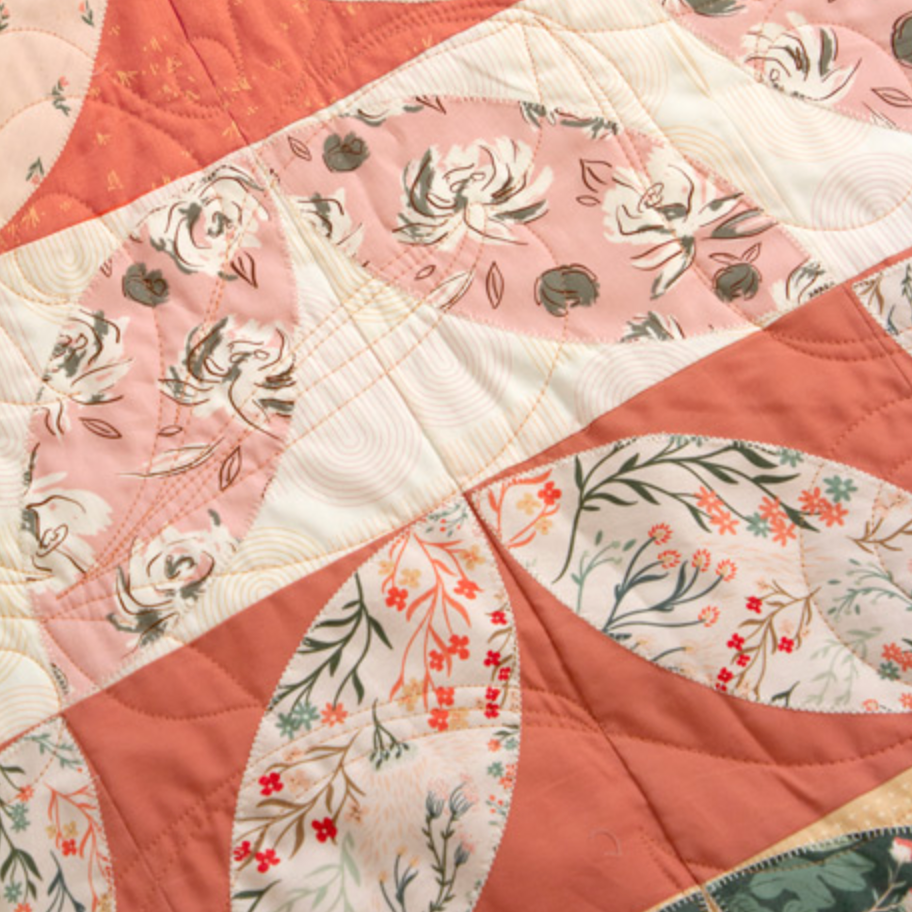 Blooms Road Quilt featuring All is Well by AFG Studios : Applique Quilt Kit