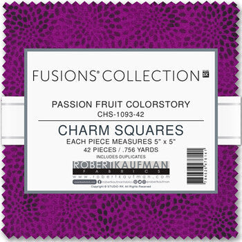 Fusions par Studio RK - Passionfruit Colorstory - Charm Pack