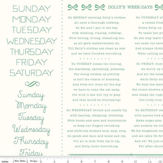 Calico by Lori Holt : 108” Wide Back Alpine