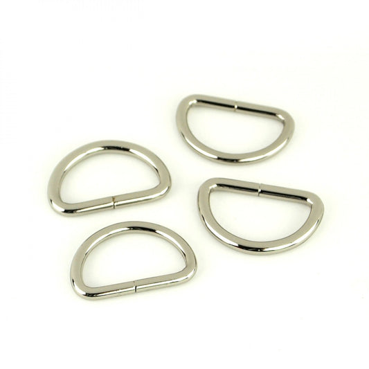 D-Rings 1" Nickel