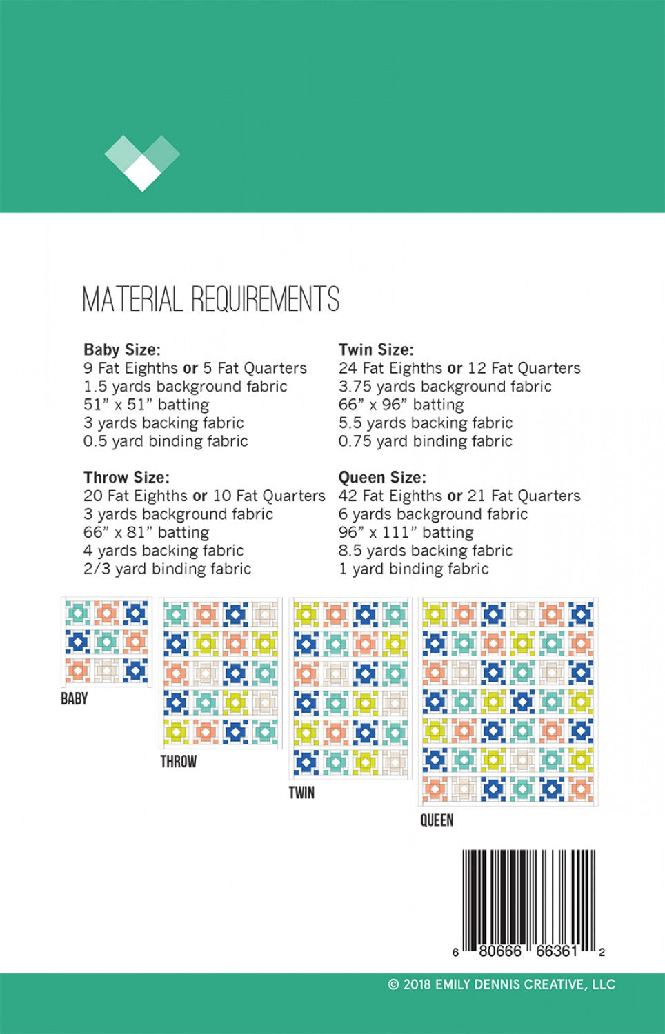 Diamond Lanterns Quilt Pattern by Quilty Love