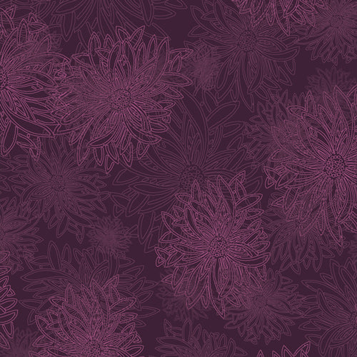 Floral Elements - FE-537-Mulberry