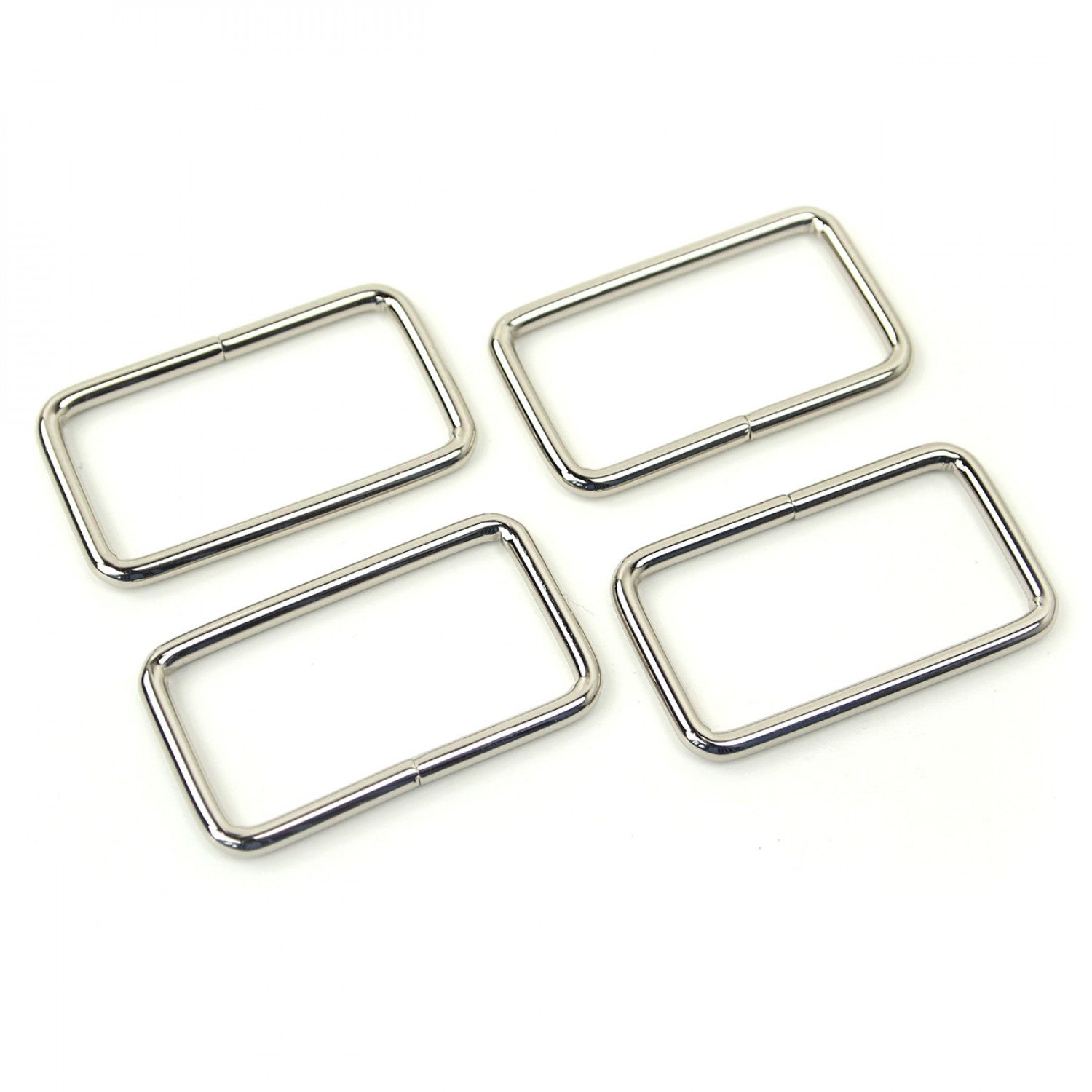 Four Rectangle Rings 1 1/2" Nickel : Sallie Tomato