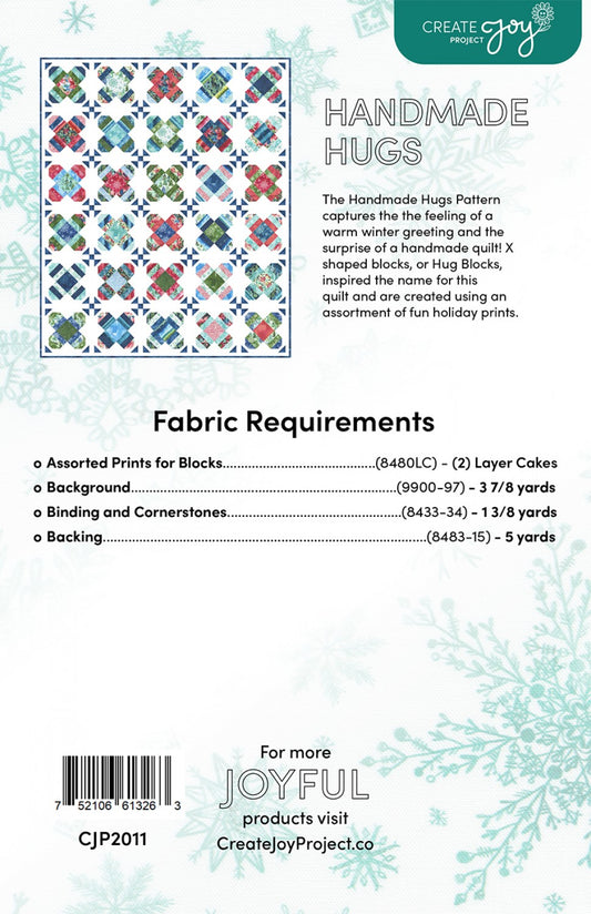 Handmade Hugs Quilt Pattern by Create Joy Project