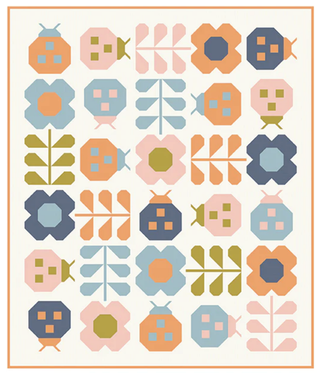 Hello Spring Quilt Kit Featuring Pure Solids by Art Gallery Fabrics - Several Color Ways Available