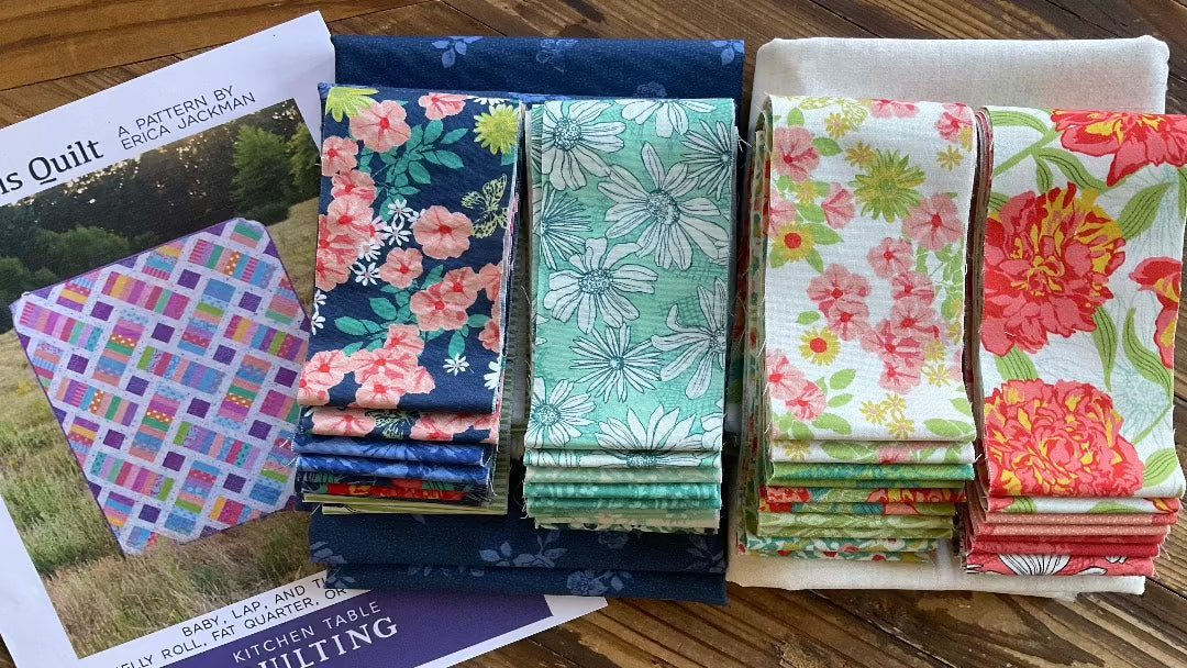 Iris Quilt featuring Garden Society by Crystal Manning : Quilt Kit