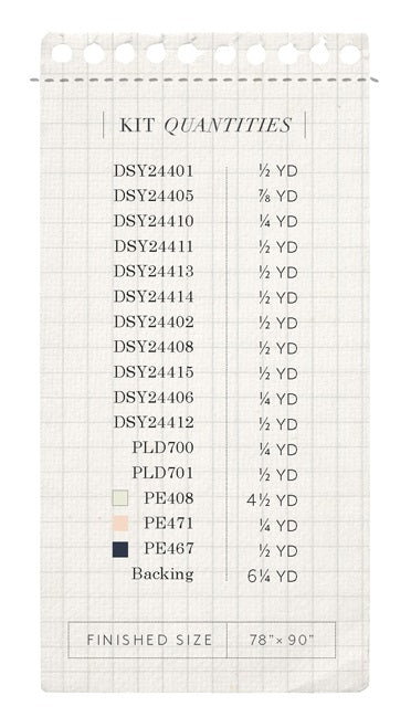 Luminous Quilt Kit featuring Daisy by Maureen Cracknell