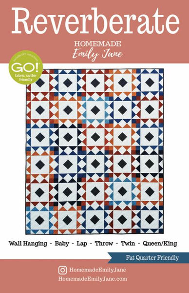 Reverberate Quilt Pattern by Homemade Emily Jane