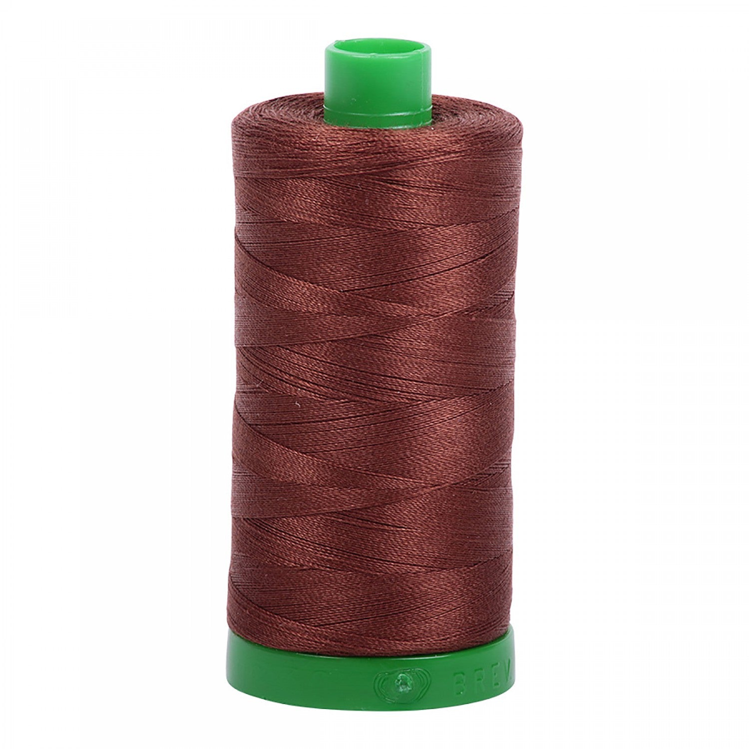 Mako Cotton Embroidery Thread 40wt 1094yds Pale Chocolate : Aurifil