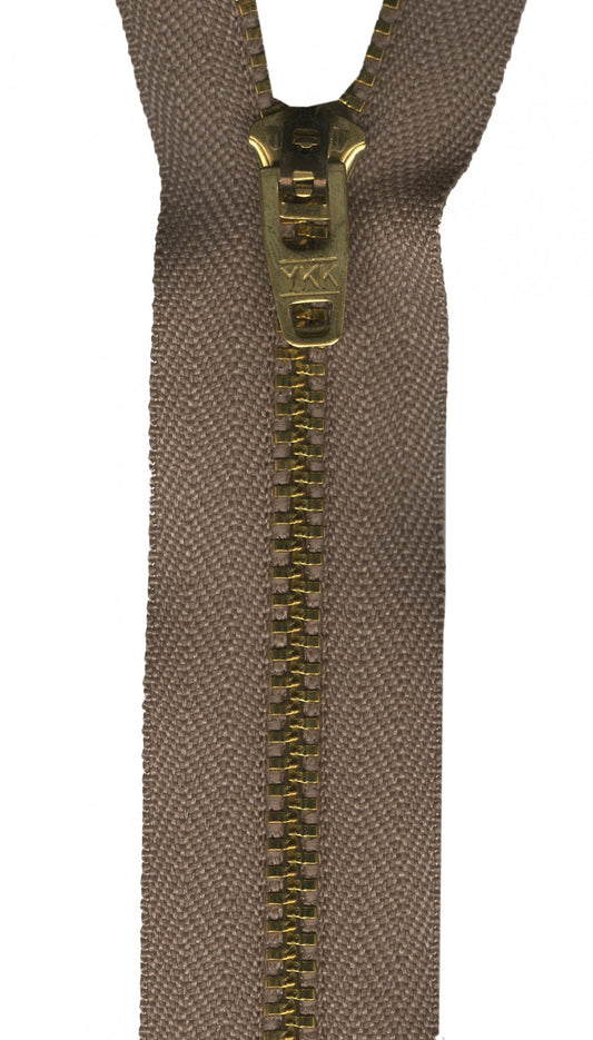 Metal Jean Zipper 7 in Biege : YKK