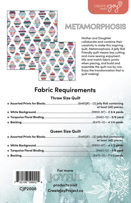 Metamorphosis Quilt Pattern by Create Joy Project