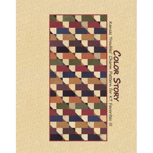 Color Story Table Runner Pattern by Kansas Troubles Quilters