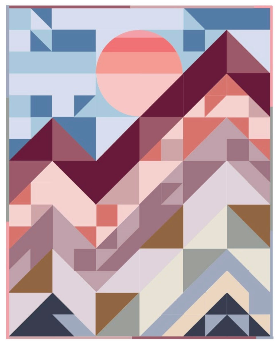 Pure Bliss by Art Gallery Fabric Quilt Kit - Sunset