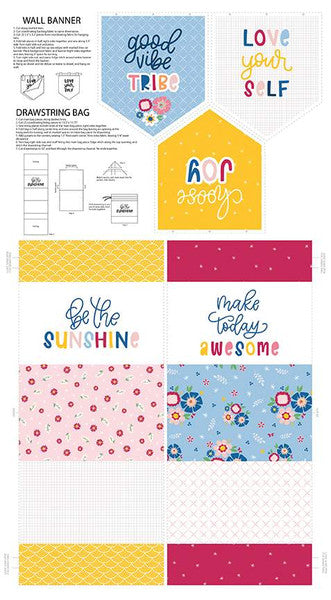 Pure Delight Banner & Drawstring Bag Panel