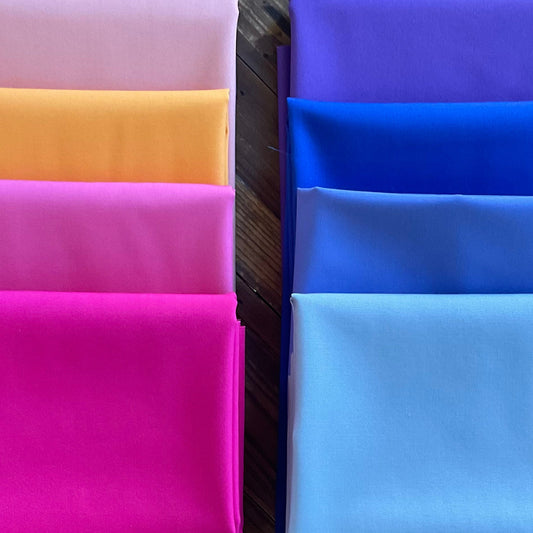 Range Quilt Kit in AGF Pure Solids - Sunset