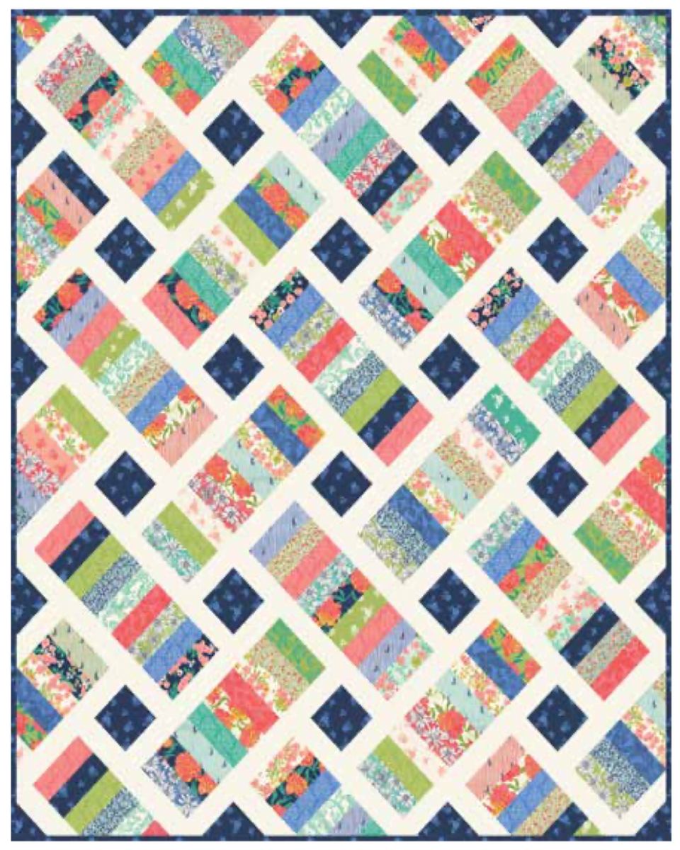 Iris Quilt featuring Garden Society by Crystal Manning : Quilt Kit ...