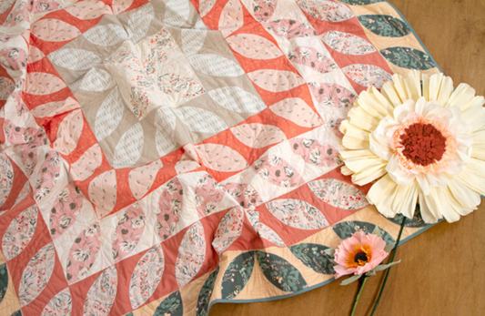 Blooms Road Quilt featuring All is Well by AFG Studios : Quilt Kit