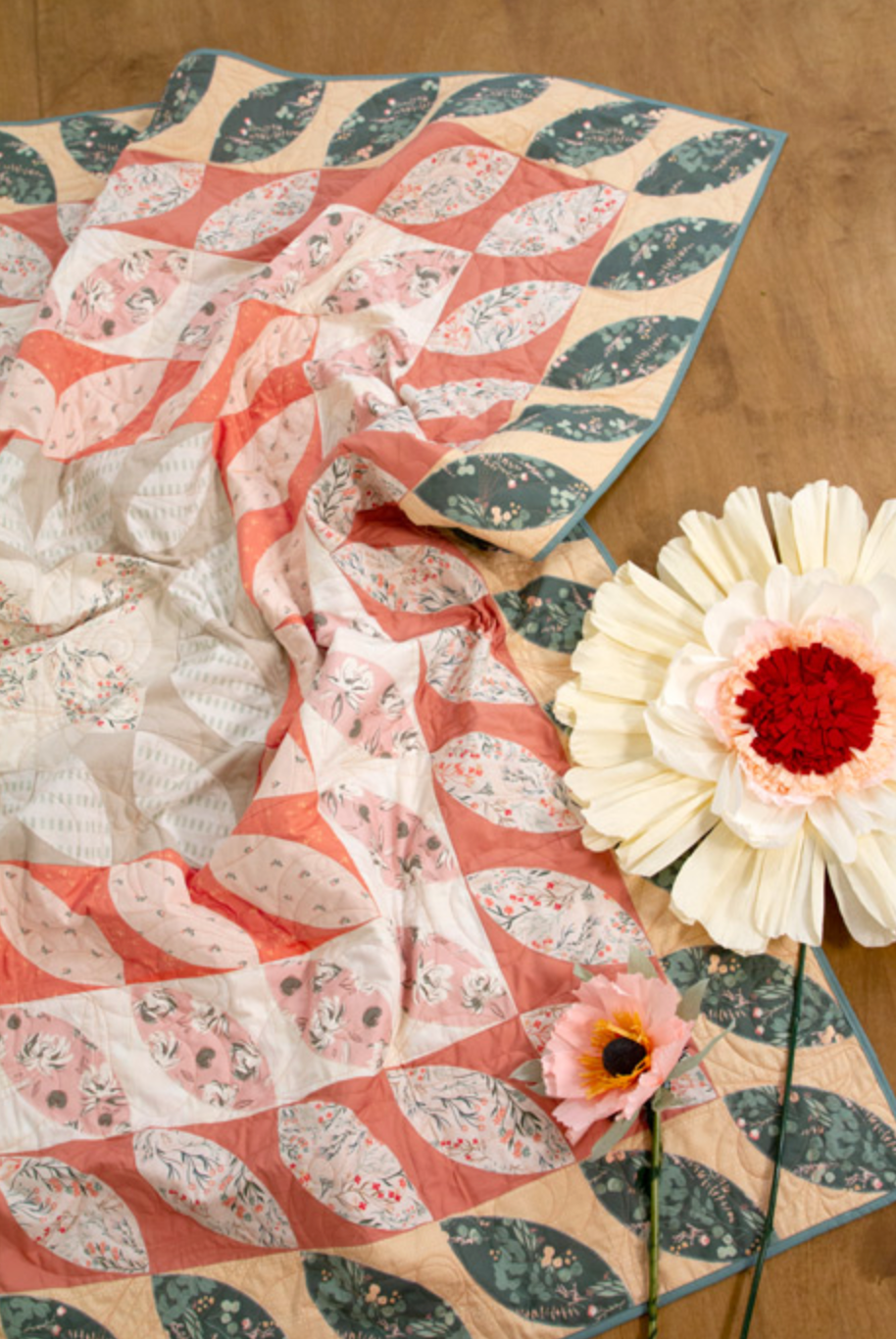 Blooms Road Quilt featuring All is Well by AFG Studios : Quilt Kit
