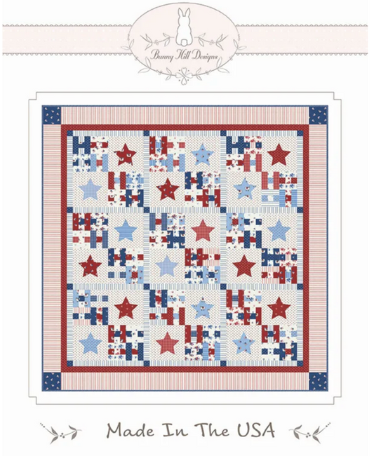 Made In The USA Quilt Pattern by Bunny Hill Designs