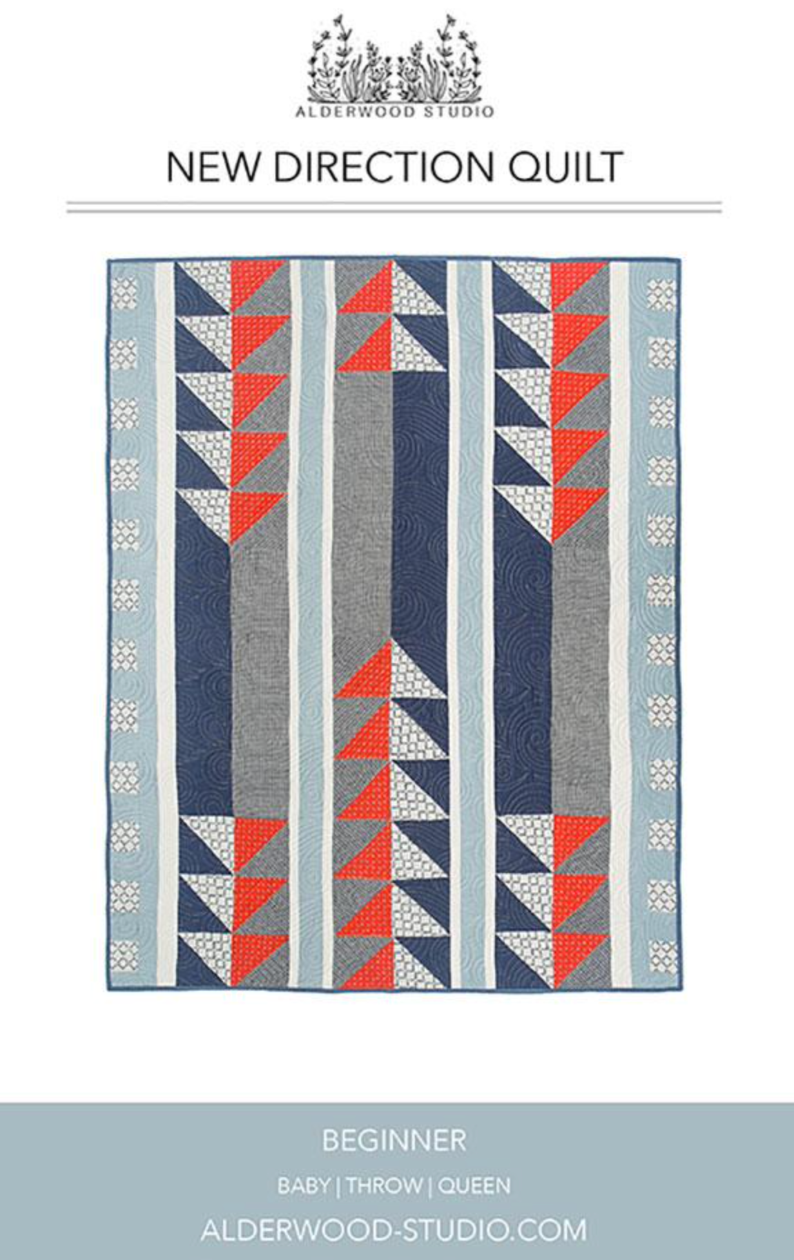 New Direction Quilt Pattern by Alderwood Studio