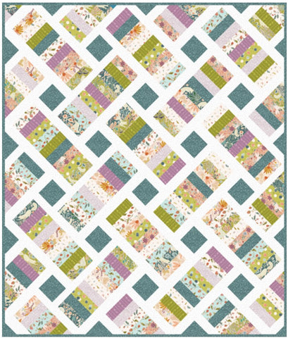 The Iris Quilt featuring Thicket & Bramble by Jill Labieniec: Quilt Kit