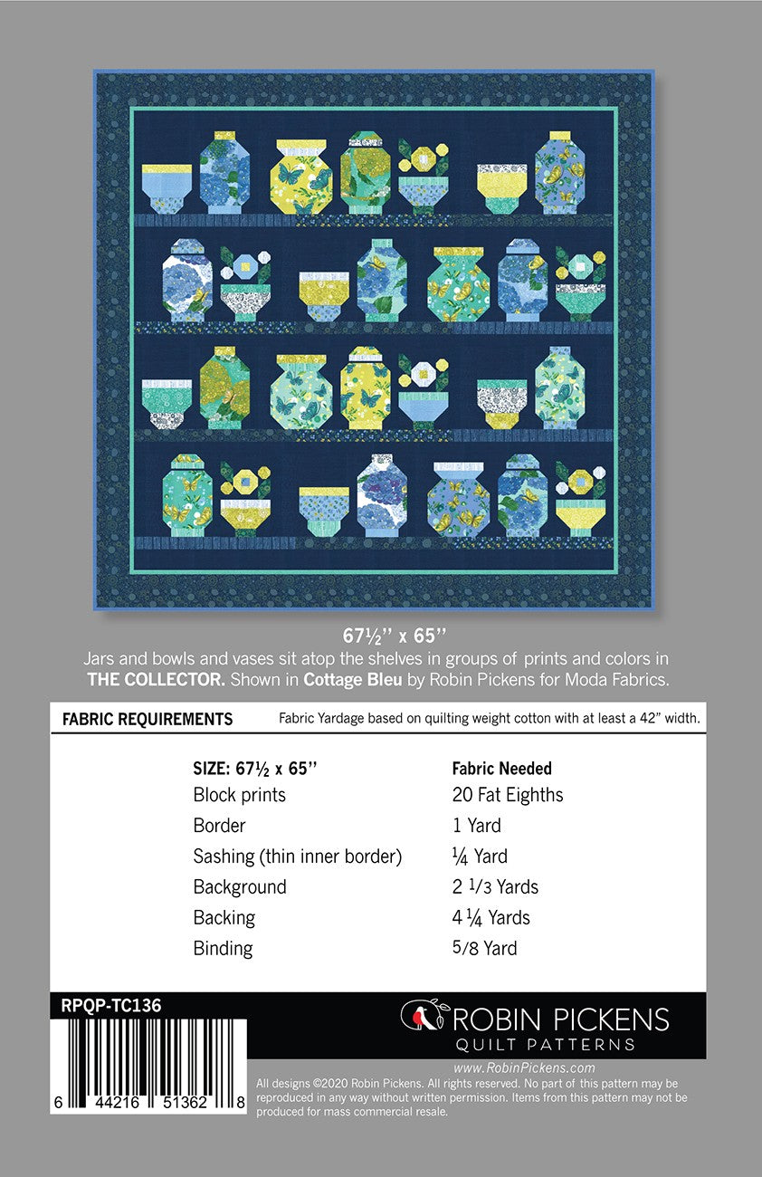 The Collector Quilt Pattern by Robin Pickens