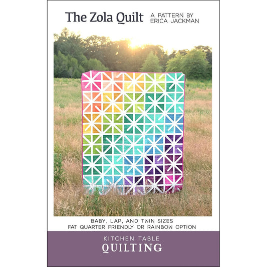 The Zola Quilt Pattern by Kitchen Table Quilting