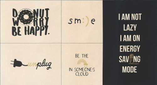 Think Ink by Zen Chic : Canvas Panel