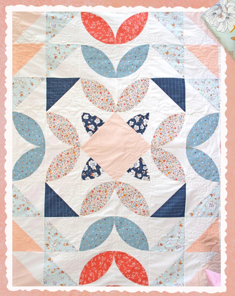 Unforgettable Appliqué Quilt Kit featuring Gayle Loraine by Elizabeth Chappell