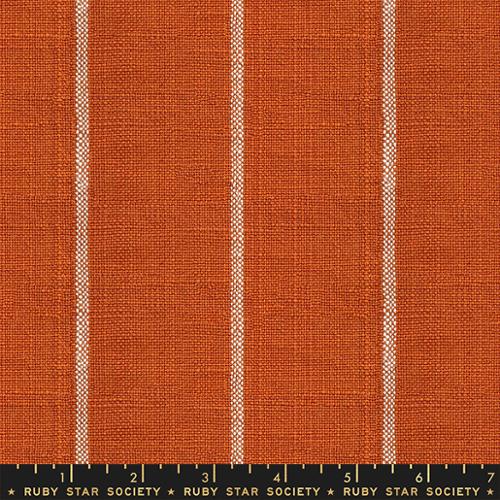 Warp Weft Moonglow by Alexia Abegg - Chore Coat Stripe - Chore Pecan RS4036 13